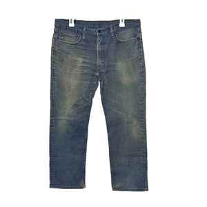 Y2K 90s Men Levi’s 514 Straight Jeans Worn In Acid Wash Grey Jeans Size 36x30